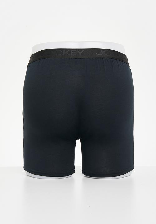 Jockey - Classic cotton stretch Long Leg - Black