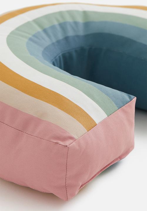 H&M - Rainbow cushion - pink/multicoloured