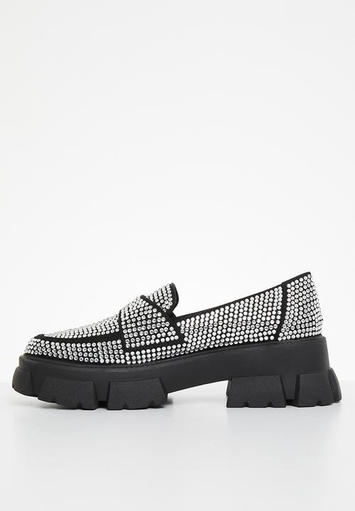 Steve Madden - Trifecta-r loafer - rhinestone