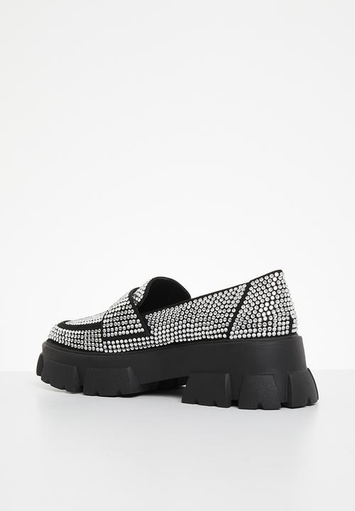 Steve Madden - Trifecta-r loafer - rhinestone