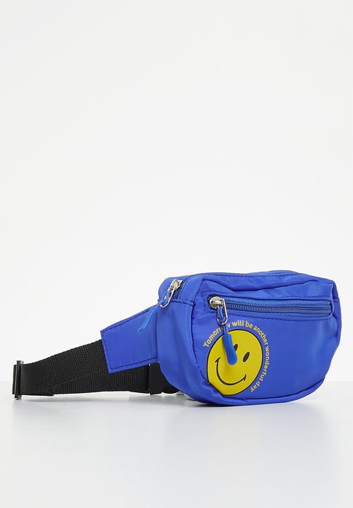 Pop Candy - Smiley moon bag - blue