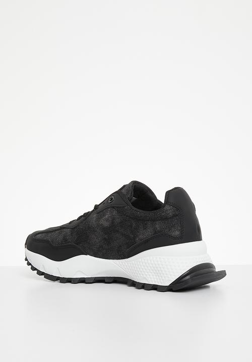 Tom Tom - Low cut sneaker - black washed denim