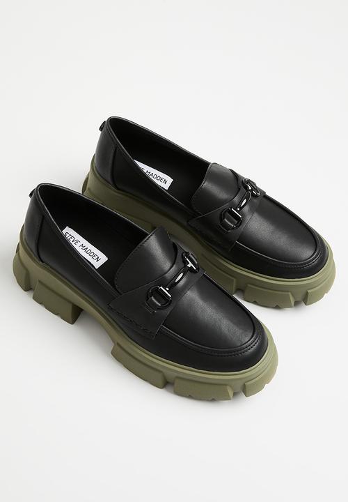 Steve Madden - Trifecta loafer - black/olive