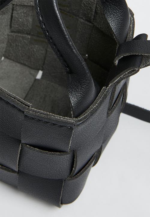 Pop Candy - Girls crossbody bucket bag - black