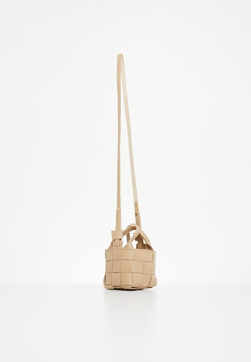 Pop Candy - Girls crossbody bucket bag - beige