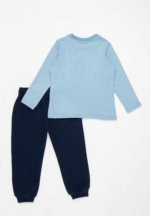 Pop Candy - Boys tee & jogger set - blue & navy