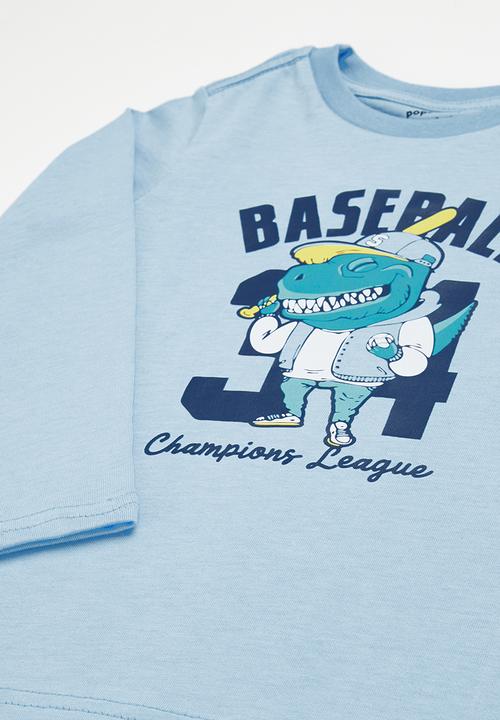 Pop Candy - Boys tee & jogger set - blue & navy