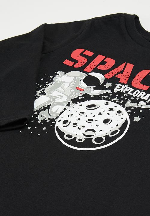 Pop Candy - 2 Pack graphic tee - maroon & black