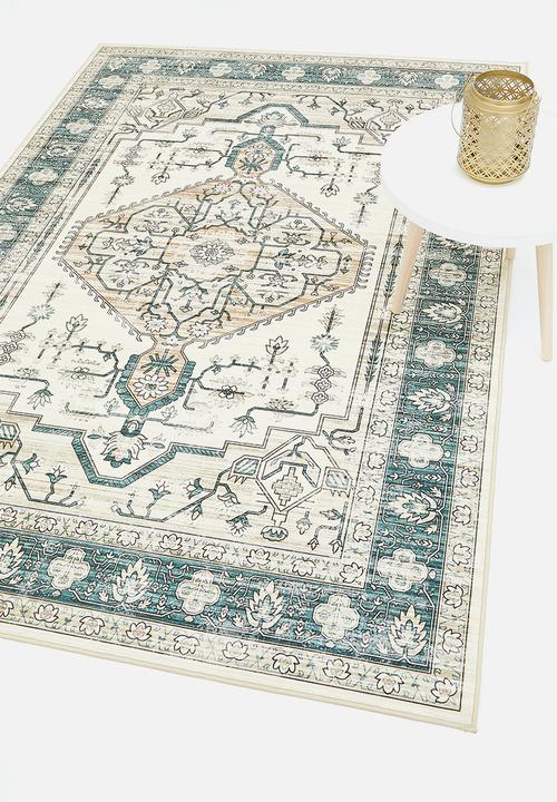 Fotakis - Option rug - antique sandy & dark blue
