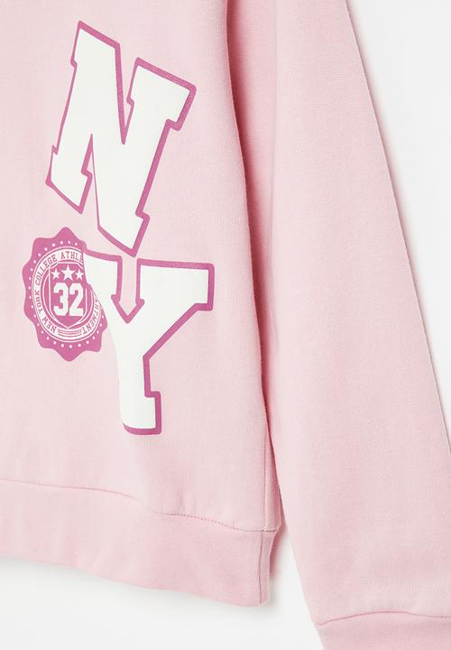 Superbalist - Girls graphic hoodie - light pink 