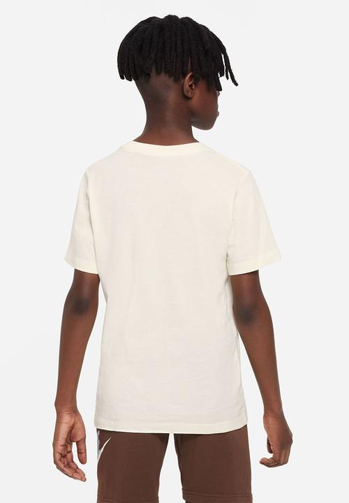 Nike - B nsw tee futura icon td - coconut milk