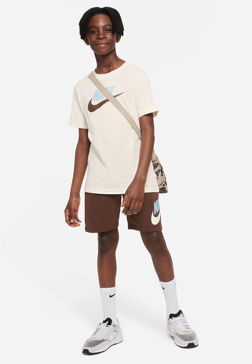 Nike - B nsw tee futura icon td - coconut milk