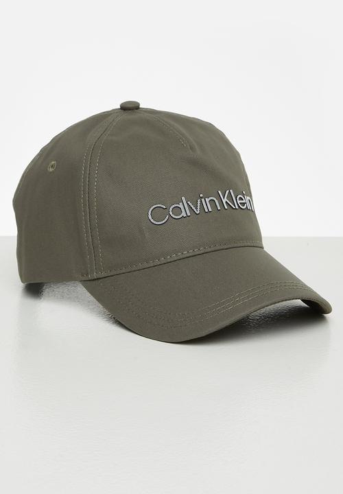 Calvin Klein - Coated rtw branding - dark olive