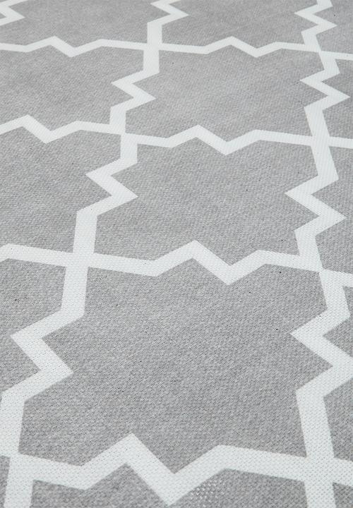 Fotakis - Stamp vinyl kitchen/patio runner - charcoal