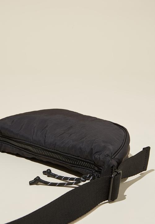 Rubi - Cohen crescent cross body bag - black