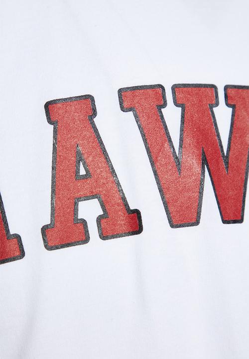 Trendyol - Hawaii logo T-shirt - white