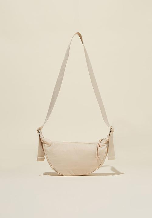 Rubi - Cohen crescent cross body bag - ecru