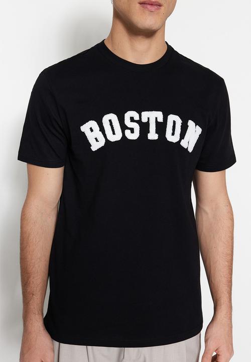 Trendyol - Boston logo T-shirt - black