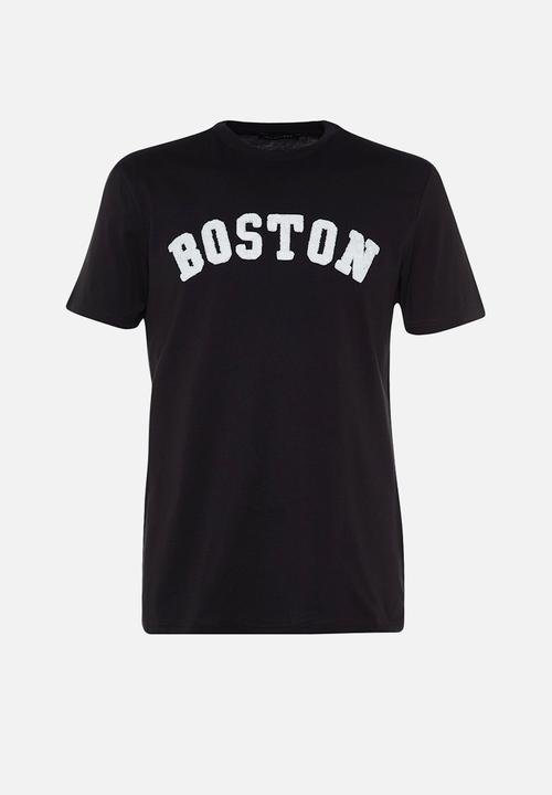 Trendyol - Boston logo T-shirt - black