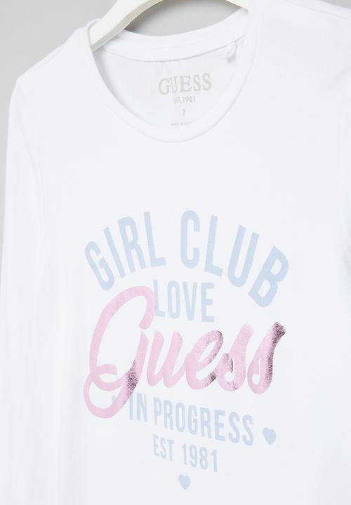 GUESS - Long sleeve t-shirt - pure white