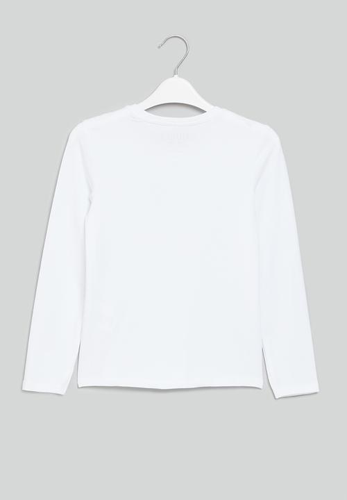 GUESS - Long sleeve t-shirt - pure white