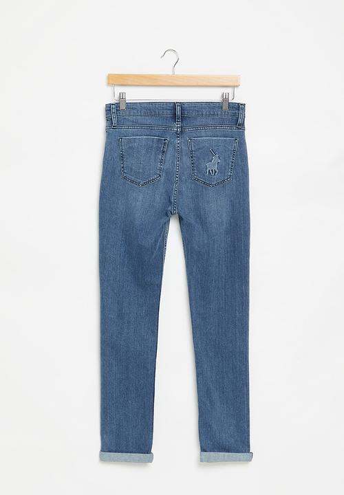 POLO - Boys pjc carson slim fit jean - medium wash