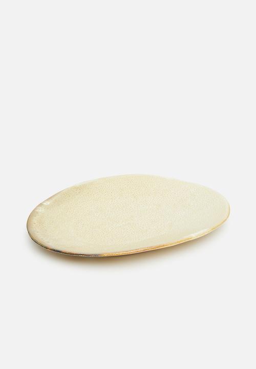 Mervyn Gers - Large oval platter - marula