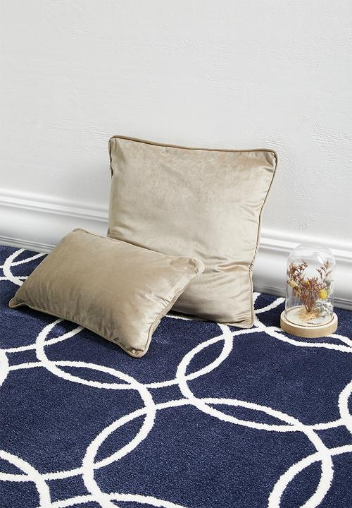 Mosi Velvet Cushion Cover - Taupe