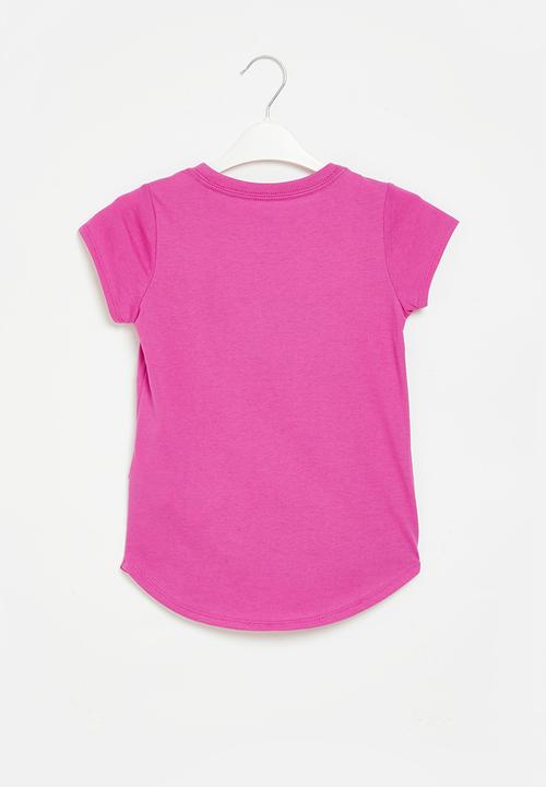 Nike - Nkg script futura short sleeve tee - active fuchsia