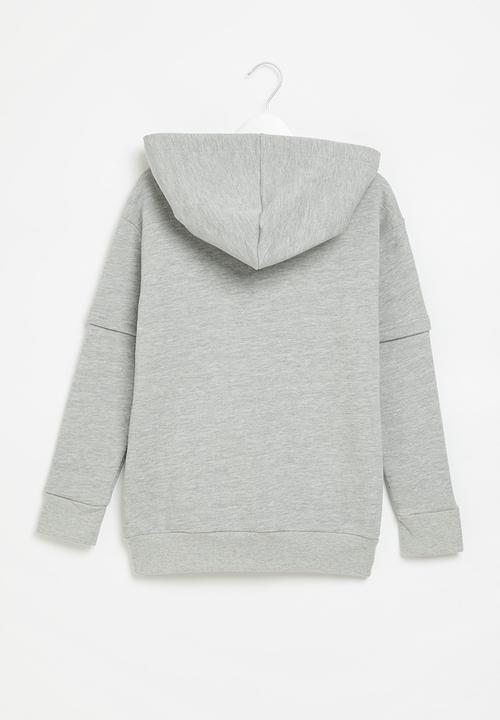 Superbalist - Sporty hoodie - grey melange 
