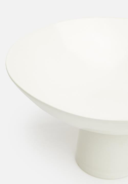 Mervyn Gers - Rhodan wide-brimmel bowl - white satin matte