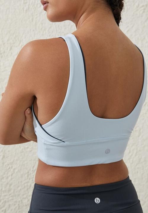 Cotton On - Ultra soft reversible tank - silky blue/element blue