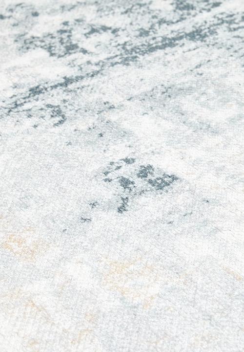 Sixth Floor - Eve printed rug - distressed yellow/grey