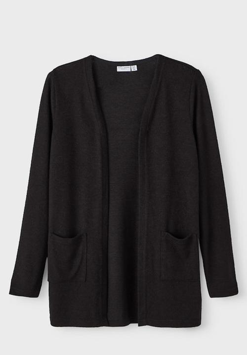 Name It - Long sleeve knit card l - black
