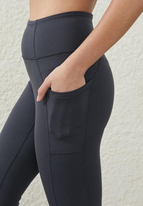 Cotton On - Ultra soft pocket 7/8 tight asia fit - element blue