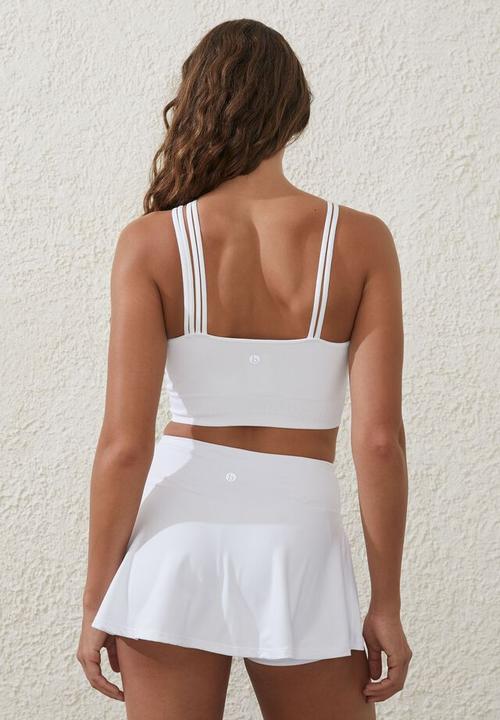Cotton On - Ultra soft move skirt - white