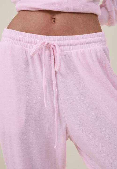 Cotton On - Super soft slim pant - tender touch pink