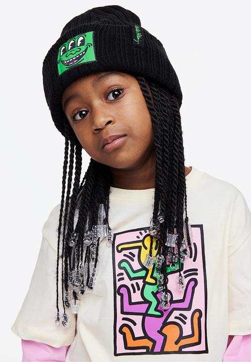 H&M - Keith Haring x H&M: Long-sleeved printed t-shirt - cream/keith haring