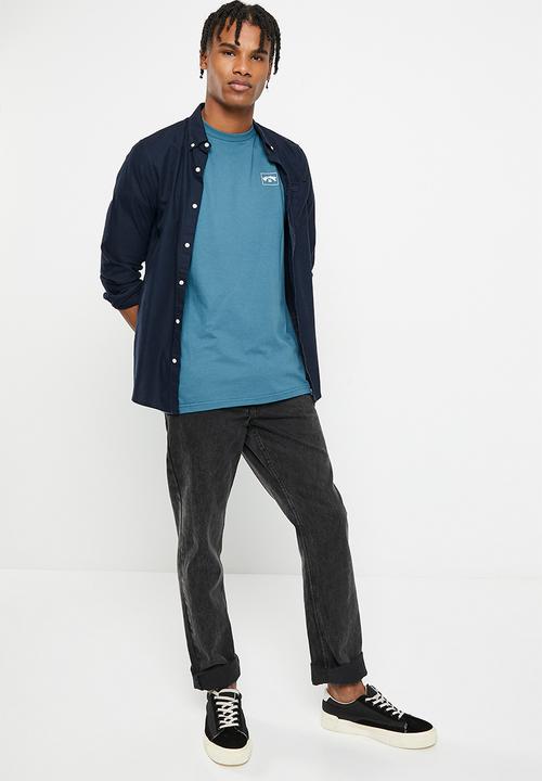 Billabong  - Stacked arch short sleeve - blue lagoon