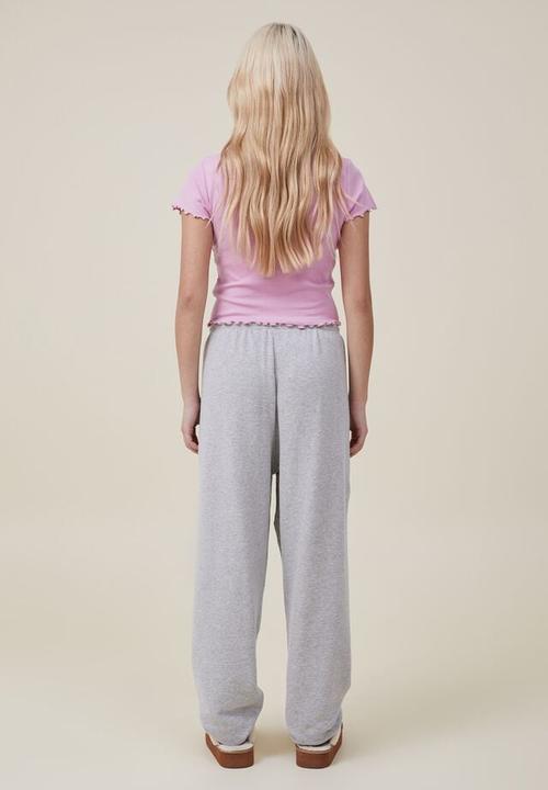 Cotton On - Fleece lounge trackpant - grey marle