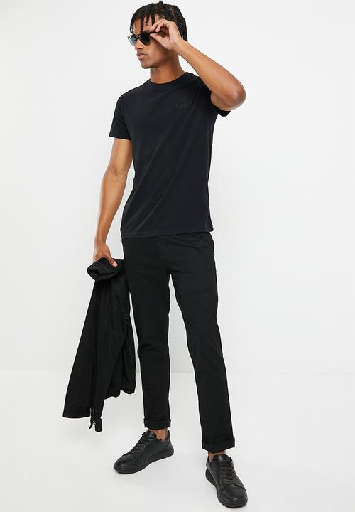 Superdry. - Vintage logo emb tee - black 