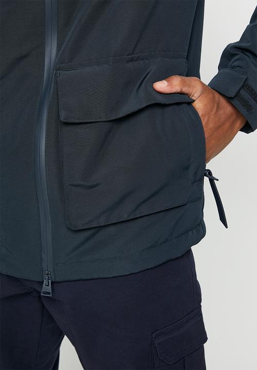 Superdry. - Ultimate windcheater - eclipse navy/bold orange