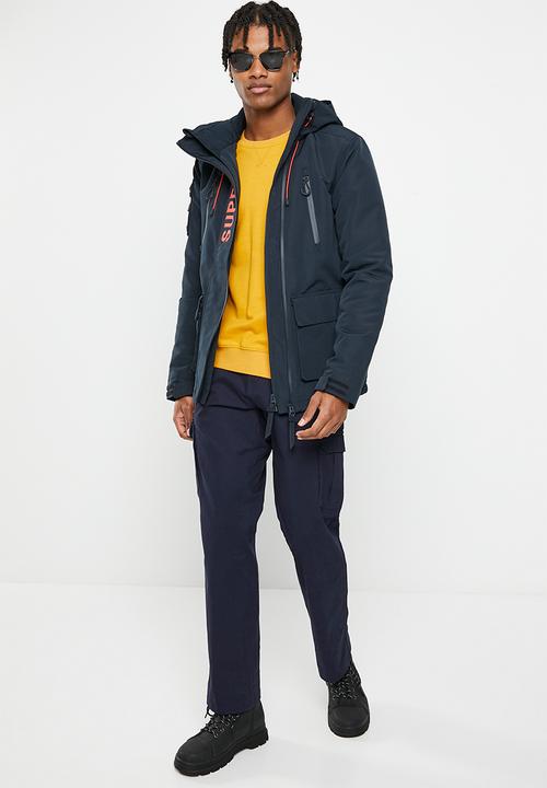 Superdry. - Ultimate windcheater - eclipse navy/bold orange