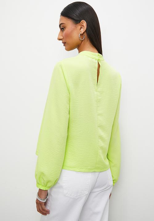 Superbalist - High neck blouse - pale green