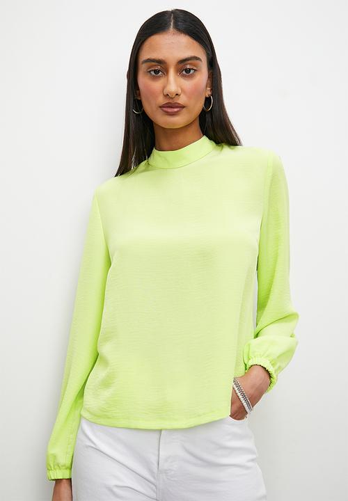 Superbalist - High neck blouse - pale green