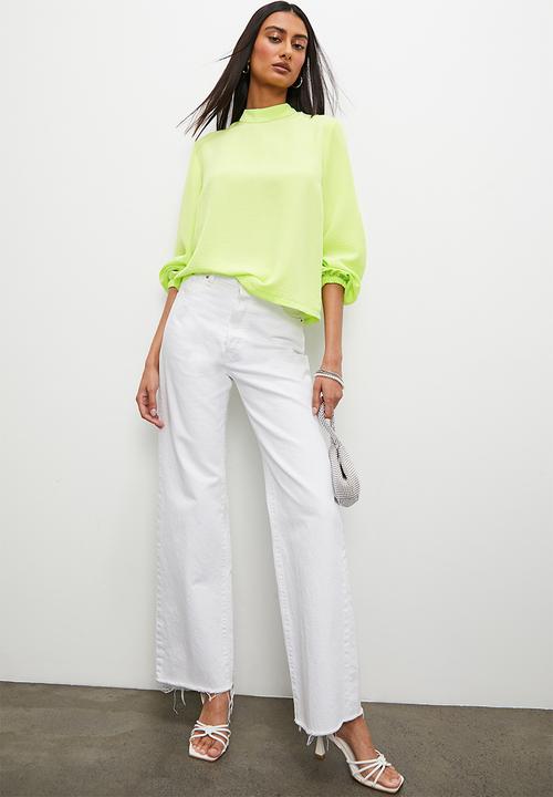 Superbalist - High neck blouse - pale green
