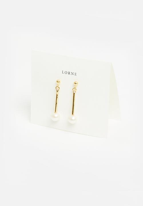 Lorne - Pearl droplet - gold