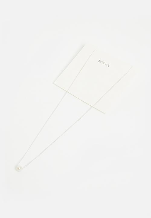 Lorne - Pearl chain 45cm - silver