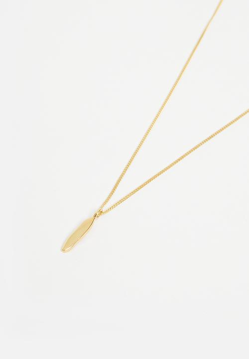 Lorne - Spear pendant high chain - gold