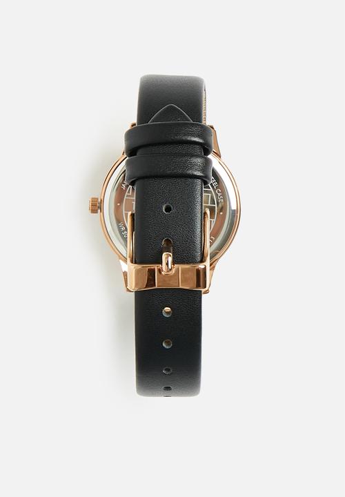 Ted Baker - Ammy Magnolia Ladies Wristwatch - Black & Gold
